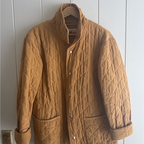 Women's Quilted Linen Utility Jacket - Picture 5 of 7